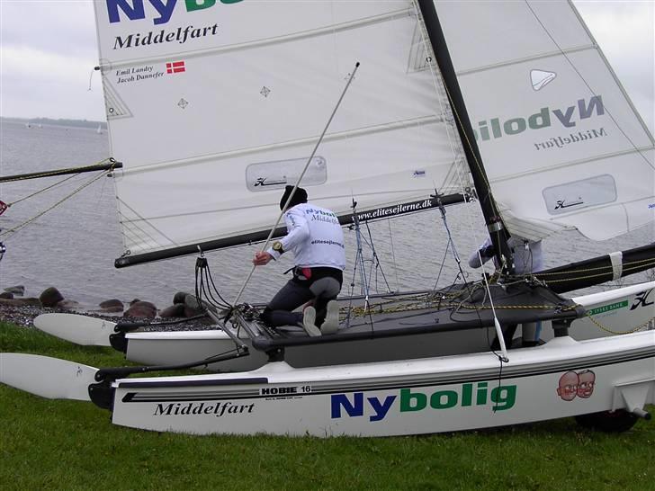 Hobie Cat Hobie Cat 16 SPI - En meget våd lørdag i foråret 2006 i Horsens billede 5