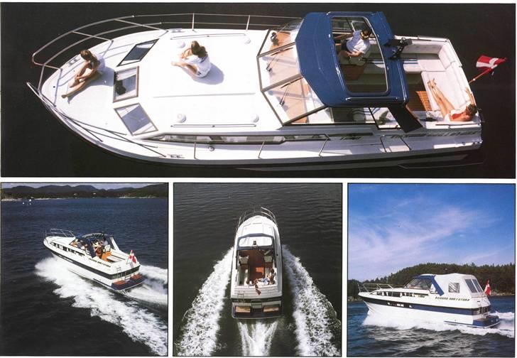 Viksund 900 Futura - Div. foto af båden fra oven og i fart (fra brochure). billede 8