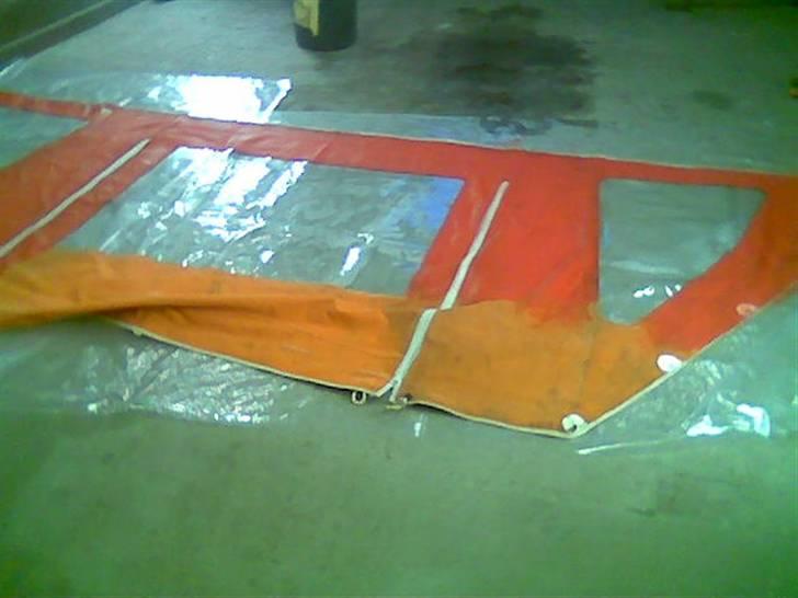 Nordcapp comtesse - Acapella kaleche imprenering m. farve. det virkede fint. blev bare ikke så rød som jeg håbede. billede 17