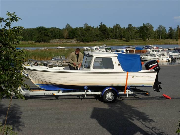 Uttern 5600 mr - Båden kom på traileren lidt uden for Stockholm!! billede 2