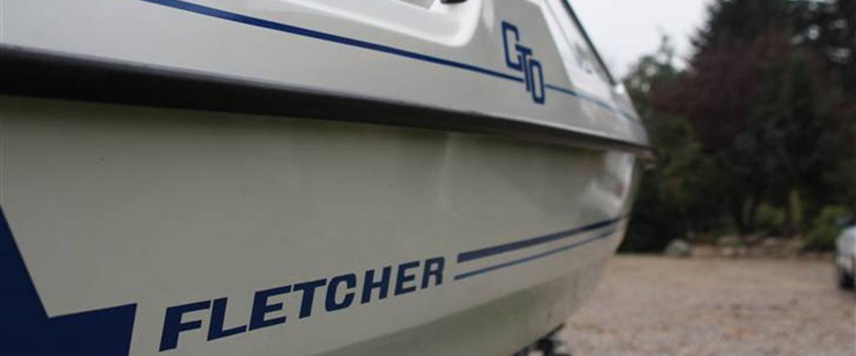 Fletcher GTO Arrowsport 1987 udvendigt er båden original h...