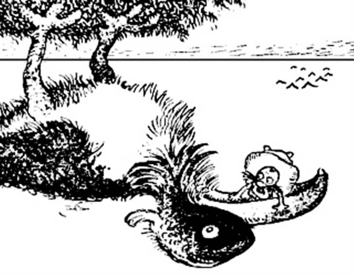 Synsbedrag :-) - En lille mand i en båd... billede 1