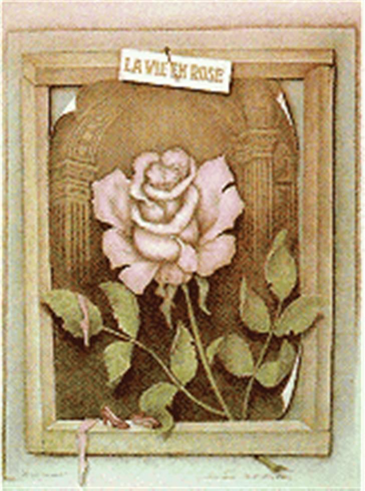 Synsbedrag :-) - Blot en blomst? eller to elskende i omfavnelse? billede 23