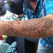 Half sleeve Koi karper