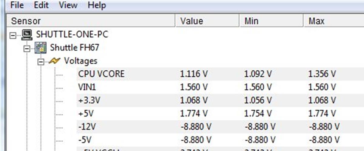 PSU Voltages Diverse Uploadet af Daniel P