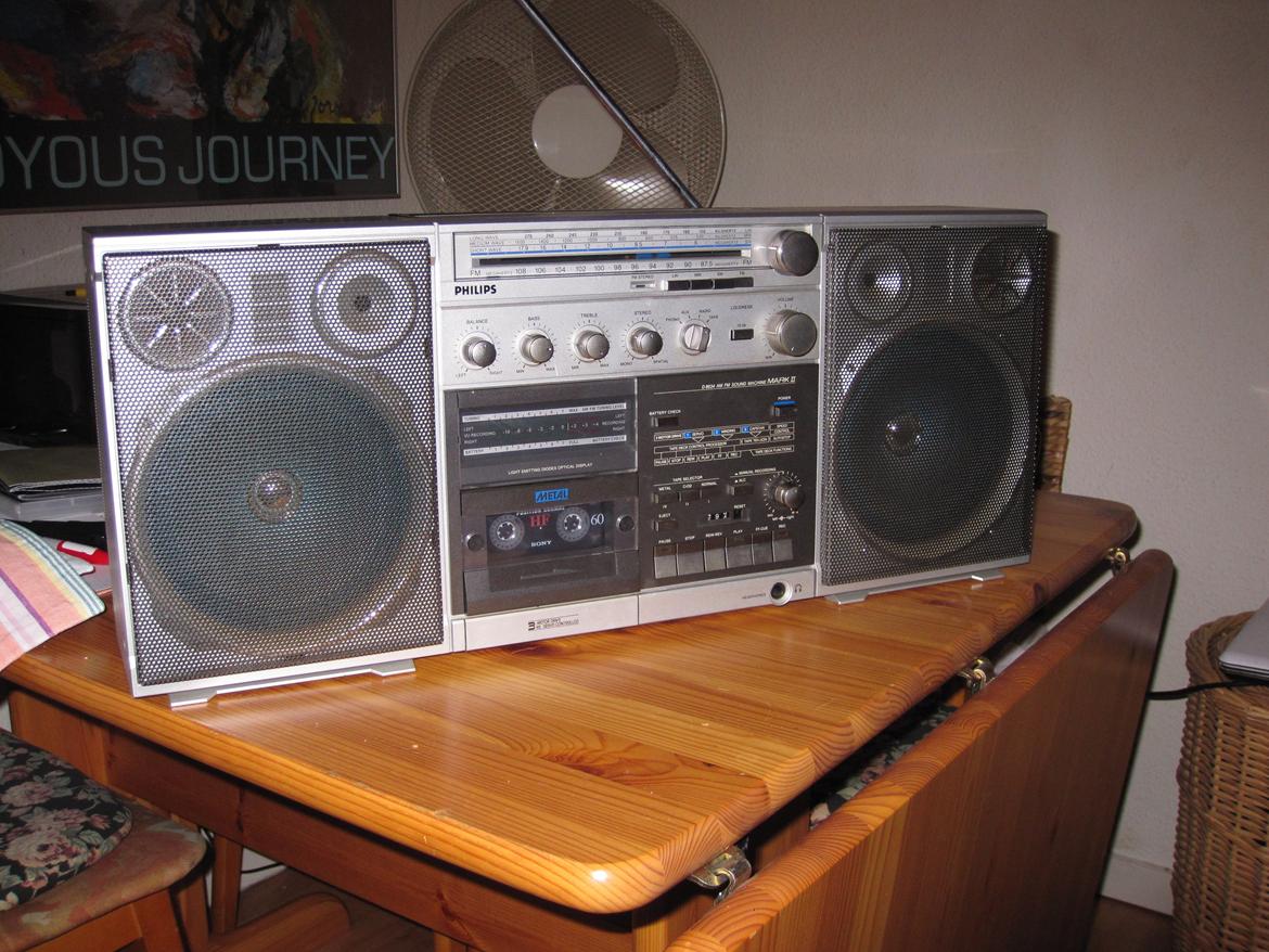 Philips 80´er Boombox D8634 billede 1