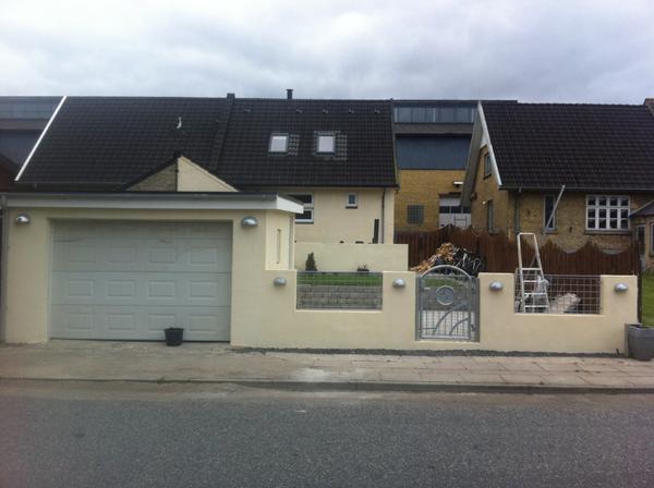 Murafdækning af havemur