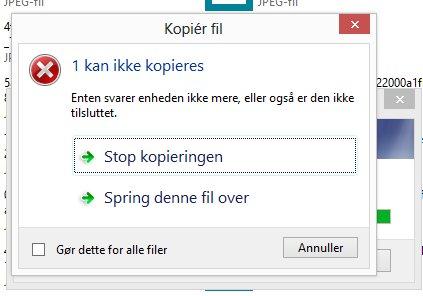 Micro SD - overføre filer