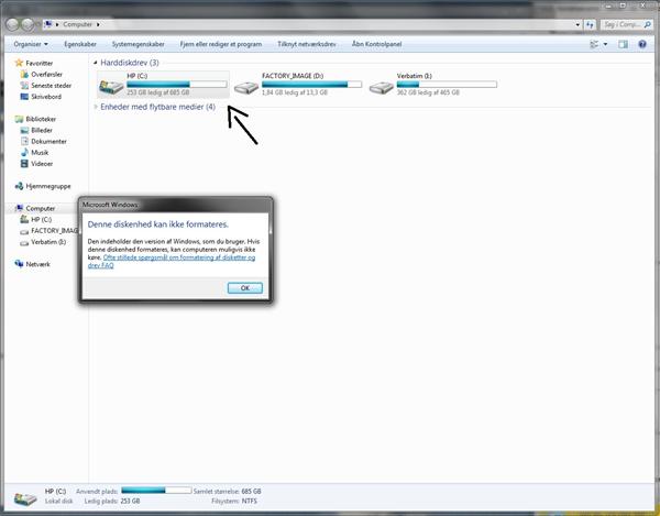 Formatere harddisk u. CD