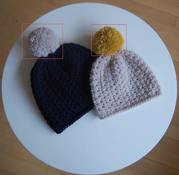 knold til strikkede hue ;)