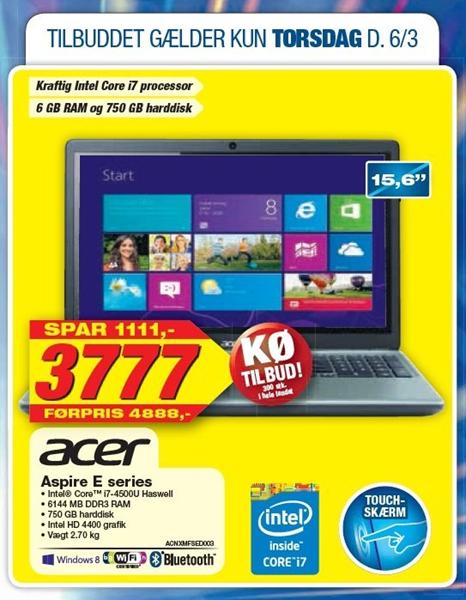 tilbud i elgiganten på bærbar pc?