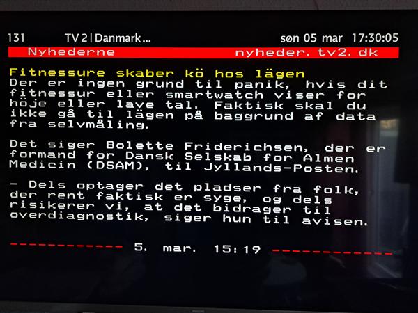 De dersens nysmodernet ure.