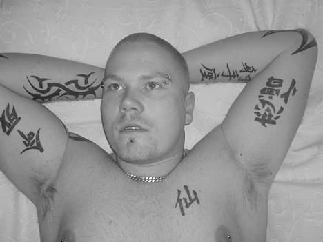 Mand Jimmy - Har kan man se nogle af de 19 tattoer jeg har billede 2