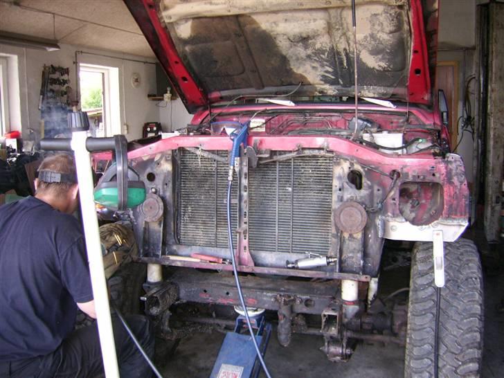 Mand kenni bugge - her er jeg i værkstedet og i gang med at renovere min gamle patrol billede 3