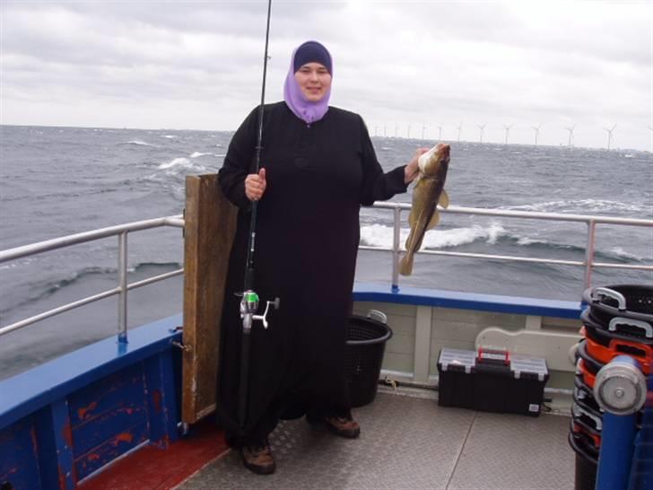 Kvinde Johanna - På fisketur på Øresund, d. 31. maj 2005. billede 17