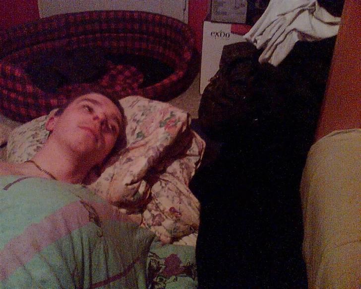 Mand Morten - DE påstår at jeg sov i ské med en hun(d).....................men det var en gó fest billede 5