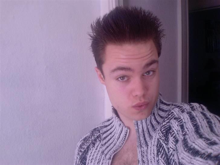 Mand Lé Due - siger billedet ik sig selv ?  ville ha noget fedt ud af morgenhåret billede 2