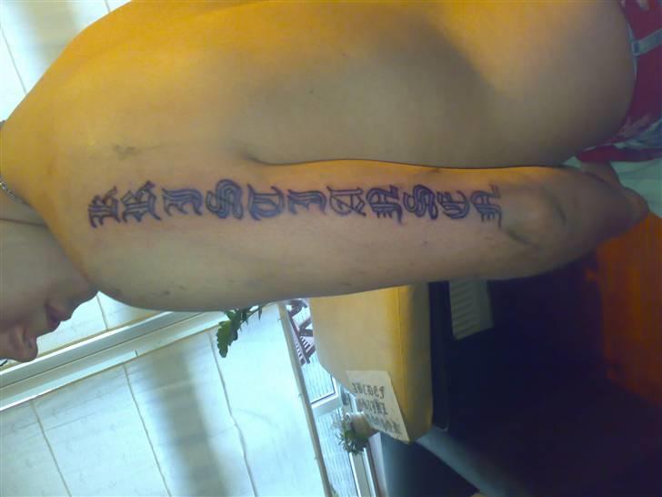 Mand A. Kristiansen - Tatoo inden hel farve billede 2