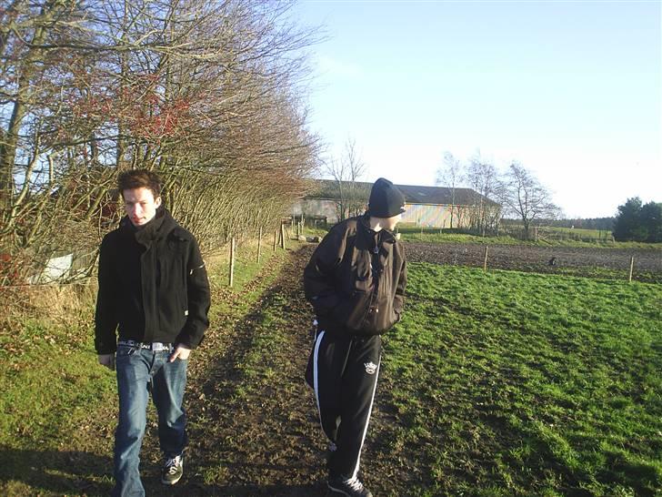 Mand Martin Hansen - Mark og Martin oppe hos Mettes hest. billede 9