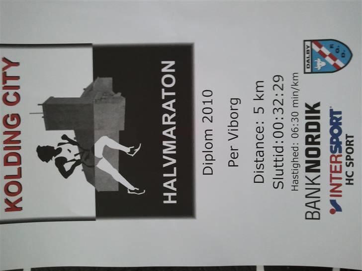 Mand Per V - efter 1 ½ uges løbetræning så er lidt stolt  :) billede 14