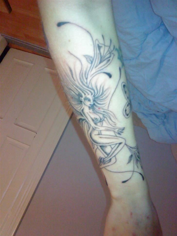 Kvinde Julie - starten på armen :-) billede 9