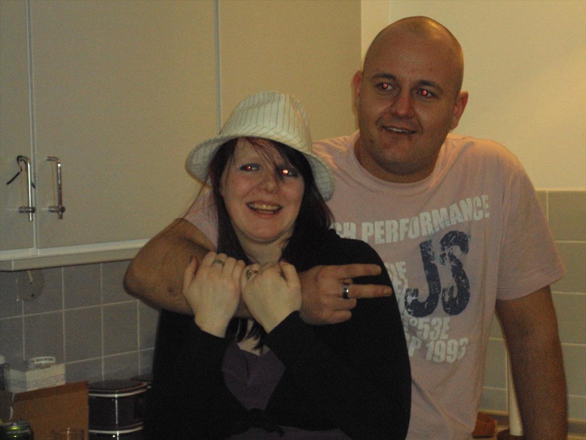 Kvinde Yankee aka Katja - Min dejlige Kammerat Santa Aka Dan og mig til fest d. 4 Feb. 2012  billede 25