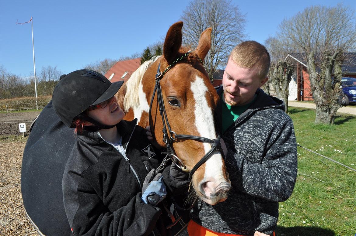 Kvinde Yankee aka Katja - Min dejlige Hope mellem mig og min dejlige Kæreste. Billede fra d. 15/04-12 billede 21