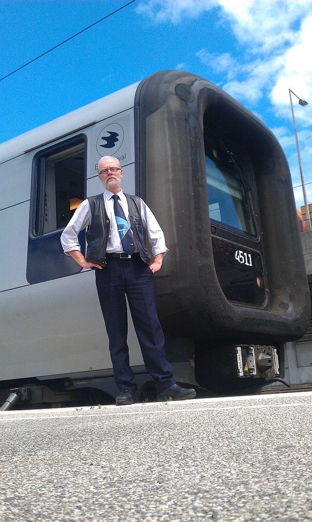 Mand Stig Colbjørn Nielsen - Dagligt job som lokomotivfører ved DSB Øresund billede 6