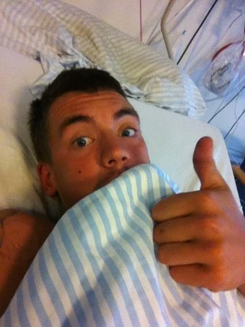 Mand Kevin - Blev indlagt med en ordentlig hjernerystelse efter et styrt :D billede 14