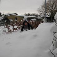 Mig i sneen d. 6 januar 2010
