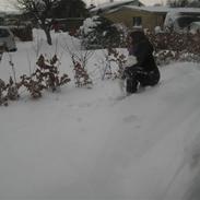 Mig i sneen d. 6 januar 2010