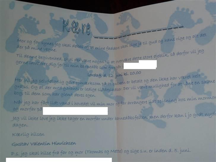 Invitationer barnedåb billede 2