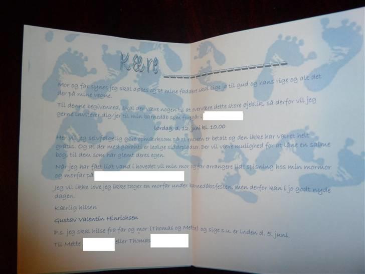 Invitationer barnedåb billede 3