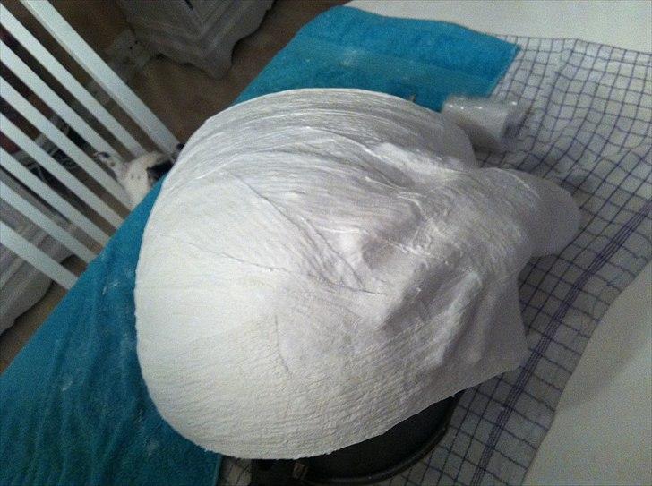 Gips afstøbning af maven :) - Det færdige resultat :) billede 2