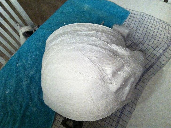 Gips afstøbning af maven :) billede 4