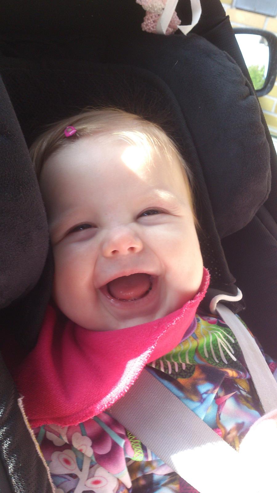 Freya på 5 mdr - på tur... billede 5