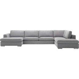 Sofa - chaiselong. lysegrå
