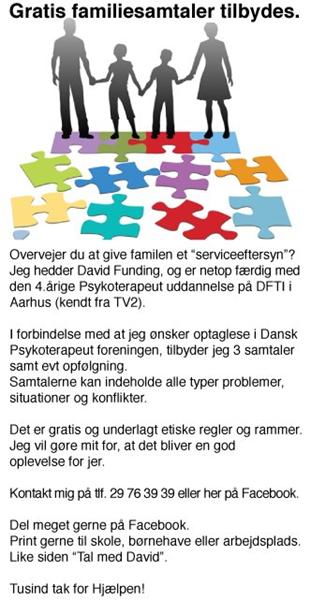 Gratis tilbud om Familie rådgivning 