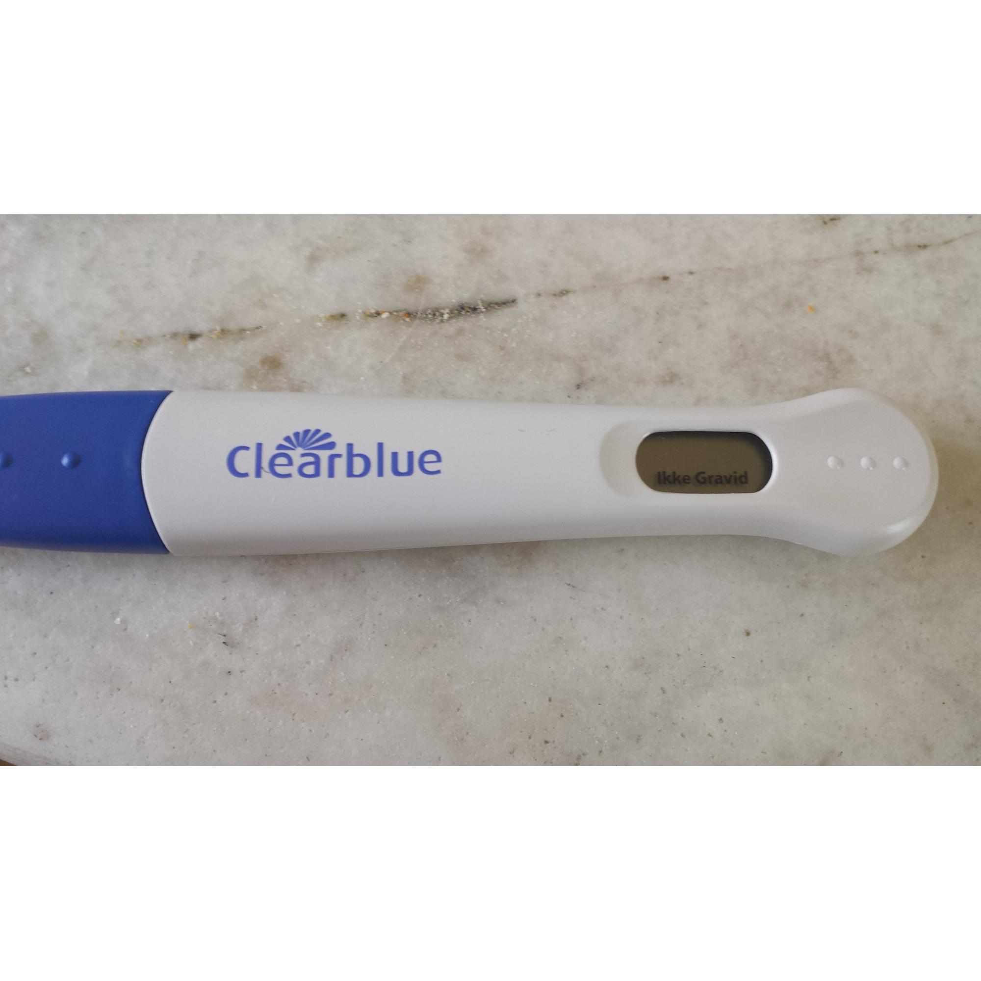 Positiv fra netto men clearblue gravid ? - Skrevet Malene