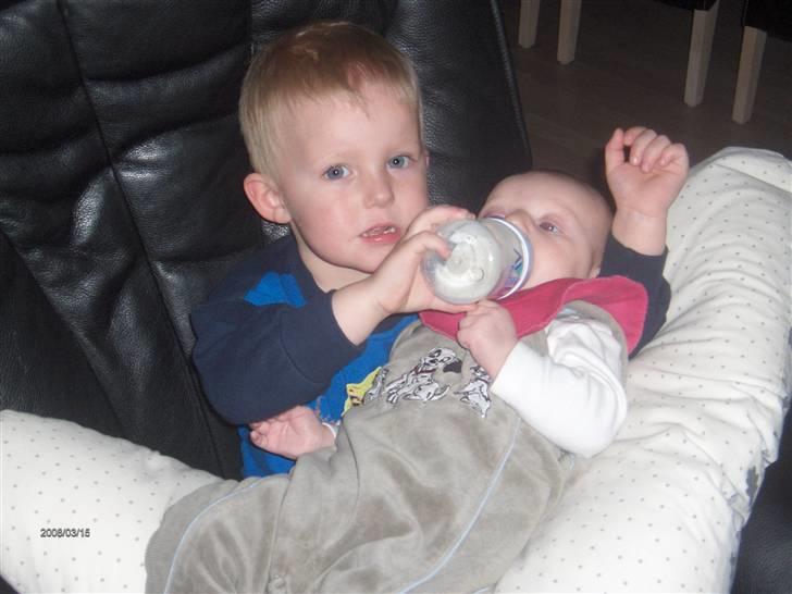 Pige KATRINE - storebror mikkel er en super hjælper..... billede 19