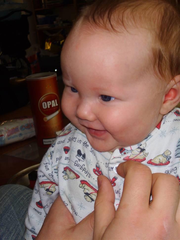 Dreng Kristoffer - det var første gang mor og far fangede mig smile med kameraet billede 8