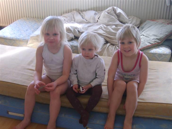Pige charlotte  - mig og mine søsken, marlene på 7 år og mig på 2 år og stefani på 4 år  billede 11