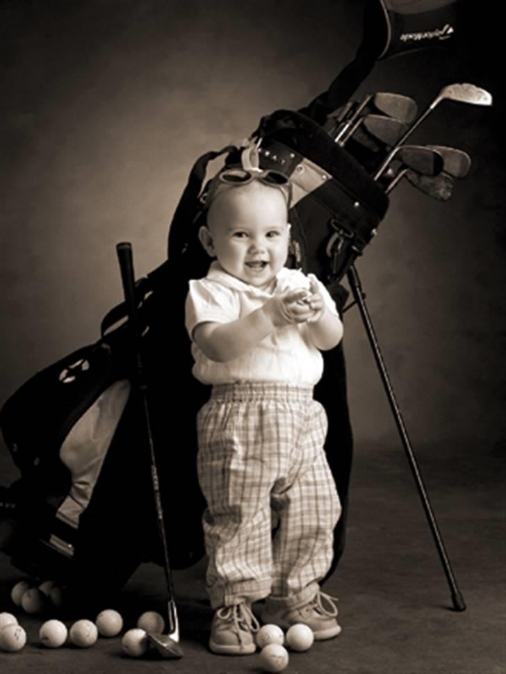 Pige Line - Ung og Prof golf spiller :o) Ha ha ! billede 11