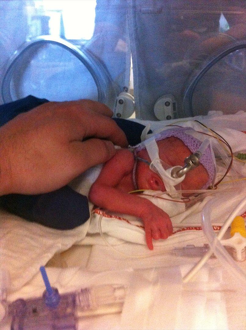 Pige Sophia Charlotte Aasted Wilson - Ny født - 895 gram billede 2