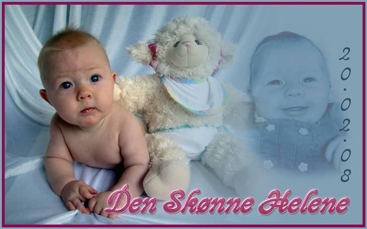 Pige Helene - Lavede dette baggrundsbillede til pcen for min mor (Helenes bedstemor) billede 20
