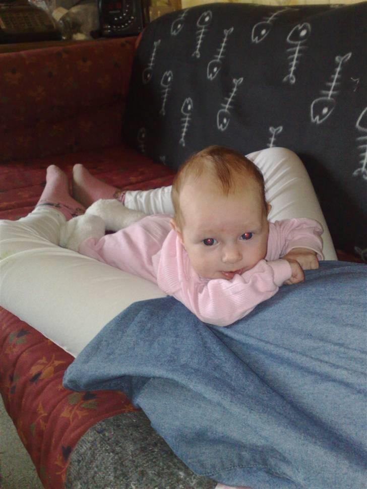 Pige Kira Rikke Jensen - 2 måneder gammel og ligger hos sin søster billede 12