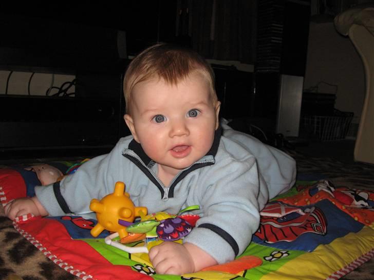 Dreng Emil Kristensen -  på maven billede 3