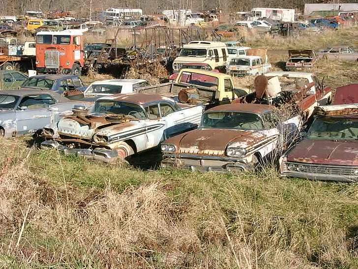 AmerikanerBiler Skrot pladsen. billede 21