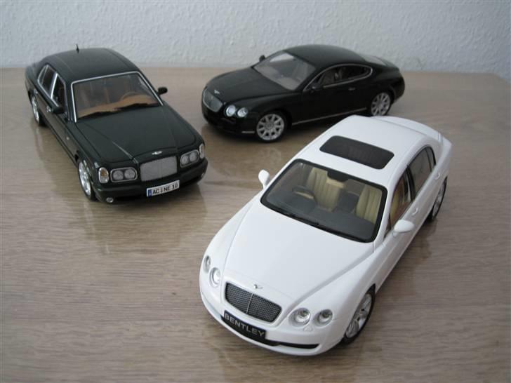 3 x Bentley 1:18 modelbiler billede 1