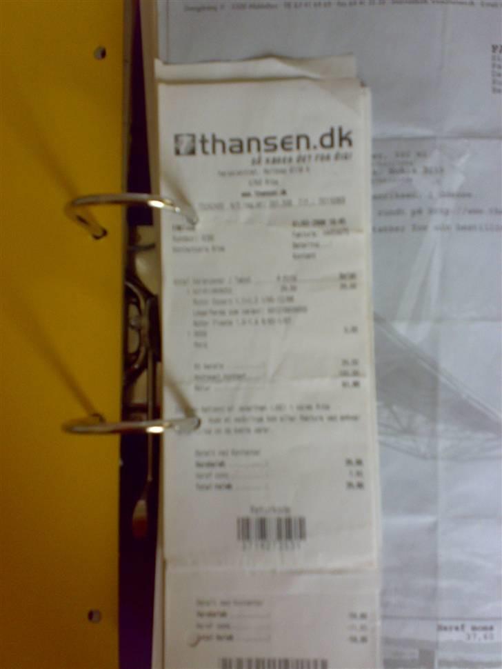 T. Hansen Kvitteringer - En enkelt kvittering mere billede 87